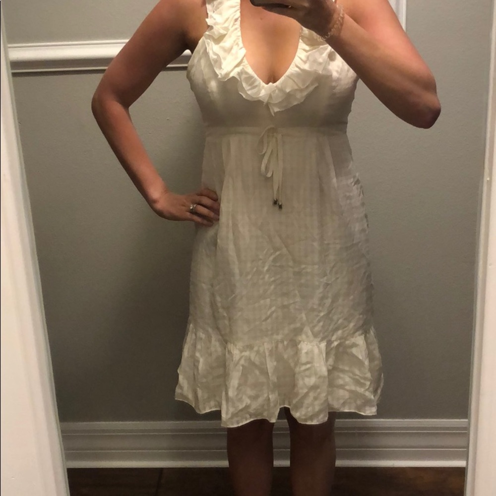 Lilly Pulitzer off white halter dress